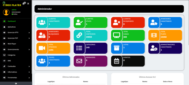 PACKS PAINEL IPTV XTREAM SERVER 7.2 + IBO PLAY 9 TEMAS + LOJA DE APLICATIVOS VIA CODIGO - Image 2