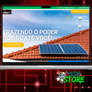 SITE INSTITUCIONAL PARA EMPRESA DE ENERGIA SOLAR
