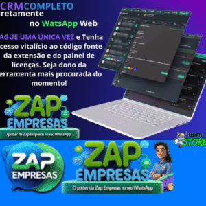 CÓDIGO FONTE DA EXTENSÃO WHATSAPP + CÓDIGO FONTE DO PAINEL DE LICENÇAS