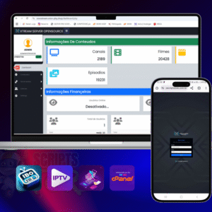 NOVO PAINEL IPTV XTREAM SERVE