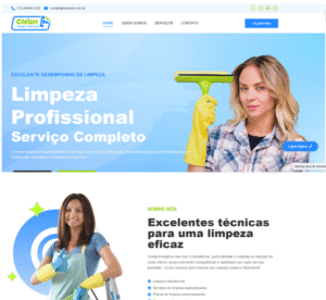 SCRIPT SITE DE LIMPEZA EM WORDPRESS