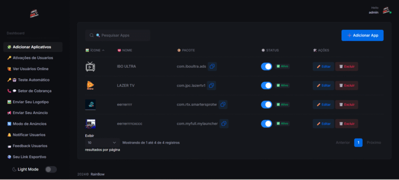LAUNCHER TVBOX COM PAINEL GERENCIAMENTO + APK - Imagem 8