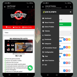🛍️ SCRIPT LOJINHA DE SCRIPTS ONLINE – PAINEL COMPLETO E AUTOMÁTICO