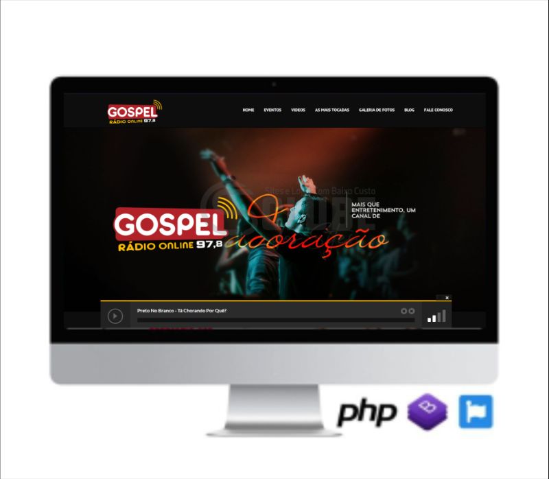 SCRIPT SITE PRONTO RÁDIO ONLINE EM PHP COM PAINEL ADMINISTRADOR COD-8013